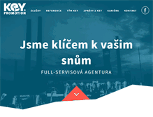 Tablet Screenshot of keypromotion.cz